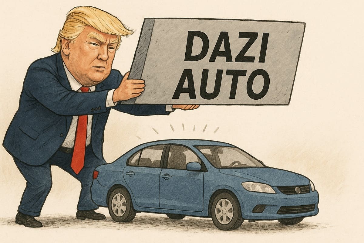 Rinnovabili • Trump eases auto tariffs: the 100-day move that could shake up U.S. carmakers